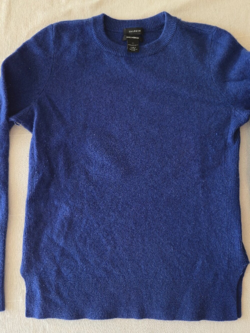 Halogen 100% Cashmere Sweater XS Blue